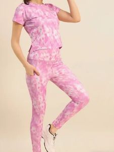 Pink Tie-Dye Lounge Set