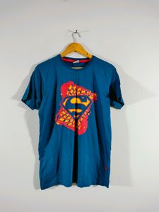 Blue Printed T Shirt (Men's)