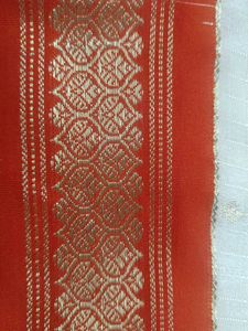 Elegant Cream Saree with Floral Embroidery