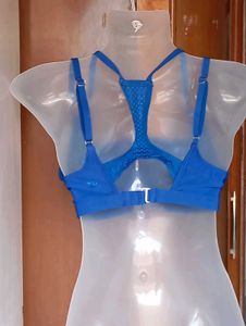 Blue Bikini Top