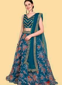 Beautiful Floral Lehenga Choli