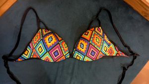 Patterned Bikini Top