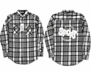 Men's Plaid Shirt with "SPORT" Graphic
