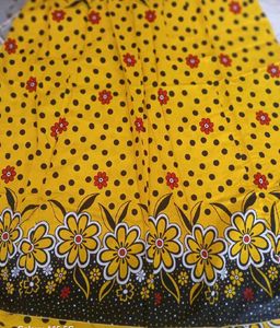 Yellow Printed Kurta Set