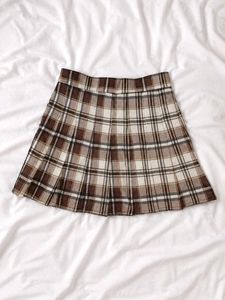 Plaid Mini Skirt