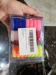 24 Pcs Multicolor Hair Rubber Bands