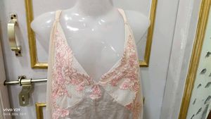 Elegant Lace Trim Slip Dress