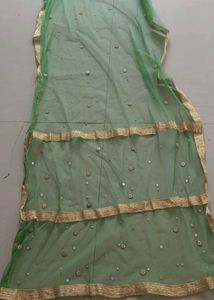 Red Velvet Lehenga Choli Set