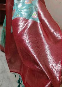 organza 🔥 beautiful 🤩 saree with blouse