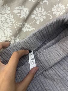 Shein Knit Flared Trousers