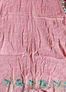 Elegant Pink Textured Kurta