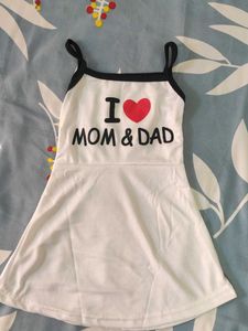 Cute 'I Love Mom &amp; Dad' Dress