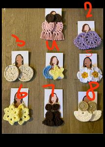 Handmade Crochet Earrings