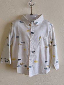 Adorable Fish Print Shirt for Kids