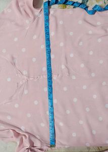 Light Pink Polka Dot Top