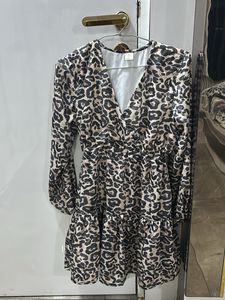 leopard print dress
