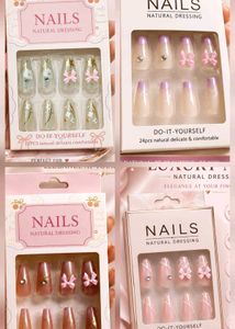 4 pack of Designer Press-On Nails Set😍New
