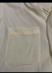 Sheer Yellow Shirt