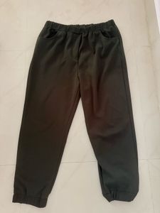 Comfortable Palazzo Pants 2 Green and Black