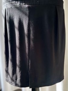 Chic Black Dress with Sheer Sleeves