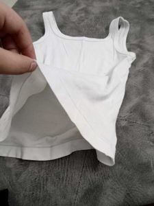 Classic White Cotton camisole