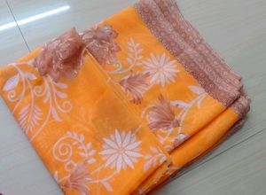 Synthetic Material Saree