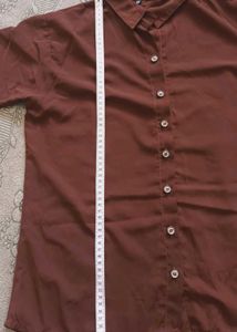 Classic Maroon Button-Up Shirt