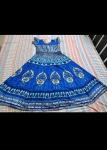 Blue Party Wear Gown