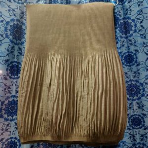 Pleated saree with Ruched Details