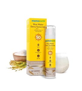 Mamaearth Rice Water Dewy Sunscreen SPF 50 Pack 2