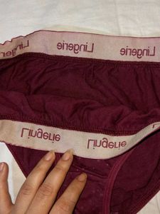 Women's Burgundy Briefs
