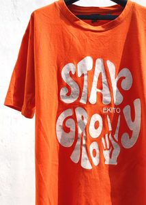 Women's Half Sleeve Oversized T-shirt 🧡