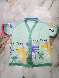 Cute  Print Pajama Set