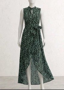 Stylish Sleeveless Print Maxi Dress