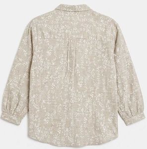 Elegant Beige Floral Print Kurta
