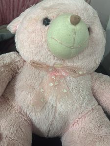 Cute Pink Teddy Bear Plush Toy