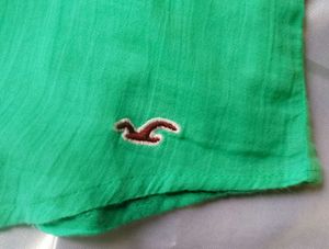 Green Embroidered Tassel Top