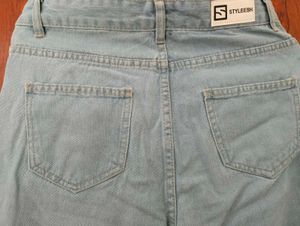 Light Blue Cargo Jeans