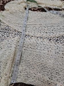Cream Lace Cardigan