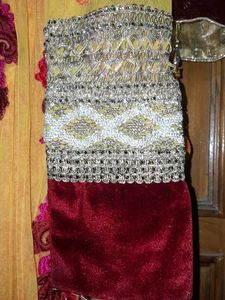 Stunning Yellow &amp; Pink Gown Choli