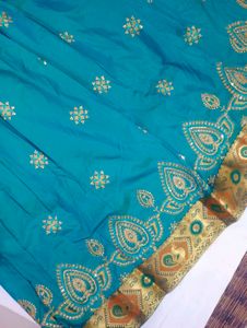 Elegant Lehenga (Silk Paavadai set) for Girls