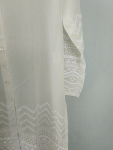 🌞🏖️Summer Transperent Kurta White