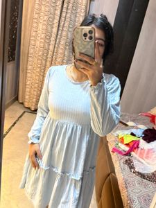 Light Blue Tiered Dress🦋🧚🏻‍♀️