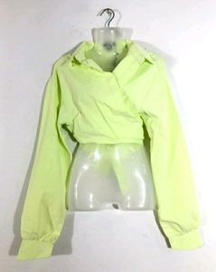 Misspap Light Neon green Wrap Shirt (Women's)