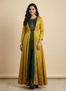 PRICE DROP!!! Ethnic Gown With Shrug