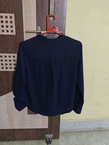 Elegant Navy Blue Top