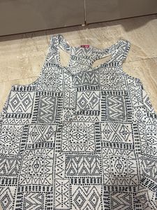 GINGER Patterned Sleeveless Tank
