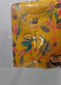 Very Graceful Yellow Golden Suit Set