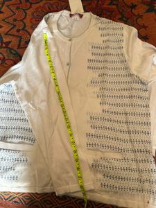 ZR White Patterned Cardigan