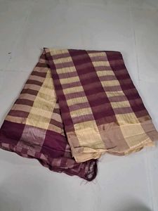 Elegant Checked Saree